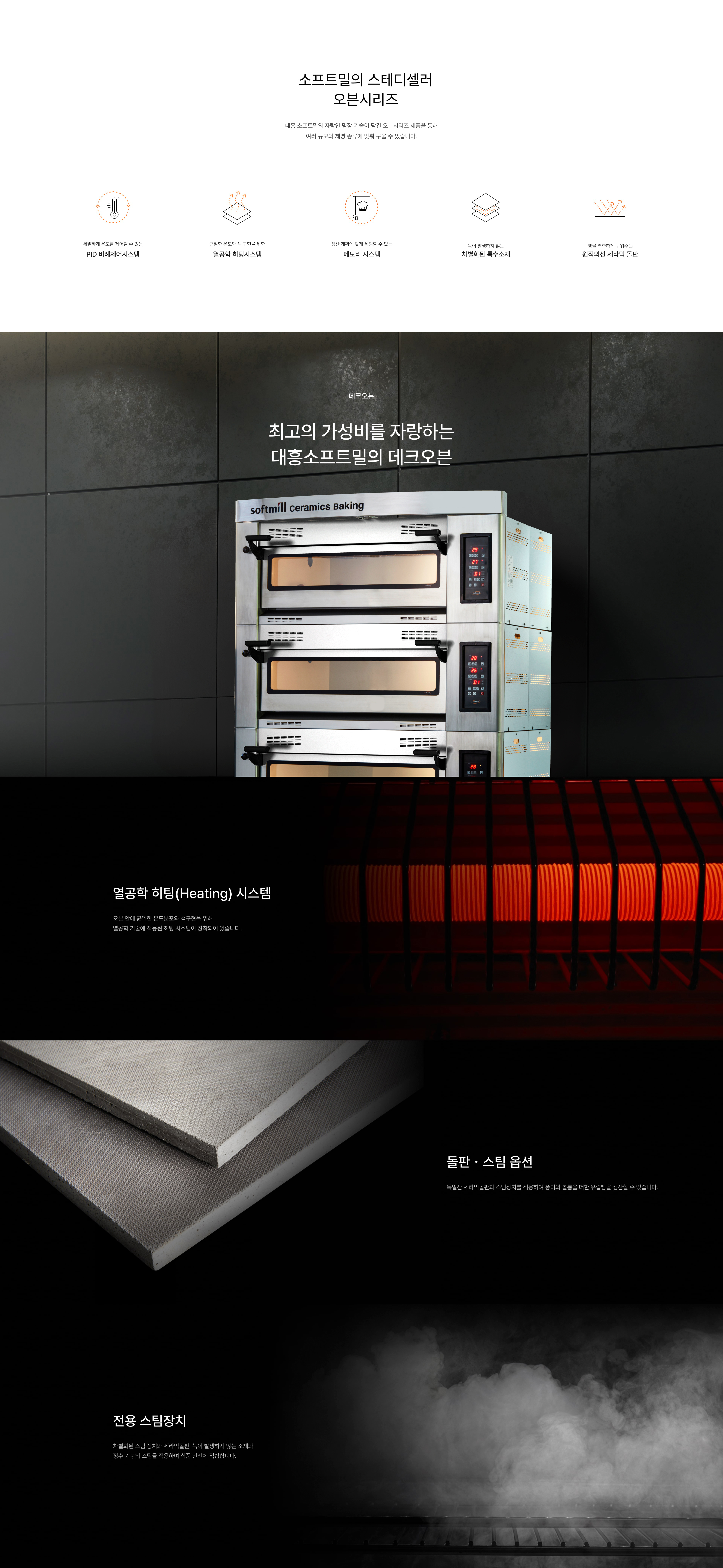 데크오븐 2매3단 설명 이미지